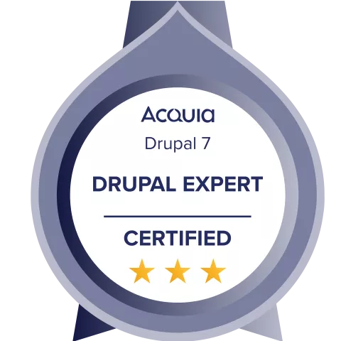 Drupal 7 Certified Expert