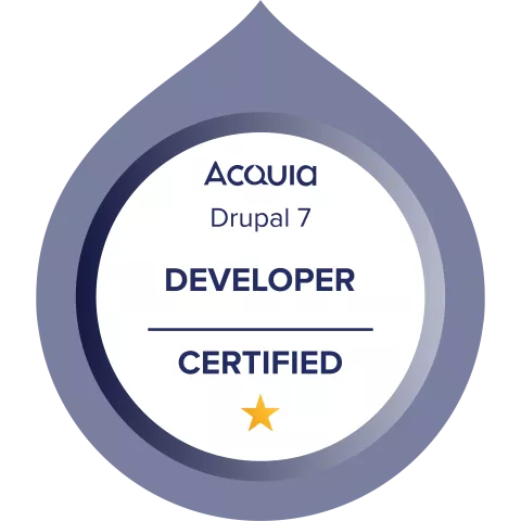 Drupal 7 Certified Developer