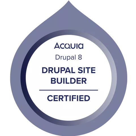 Drupal 8 Certified Site Builder