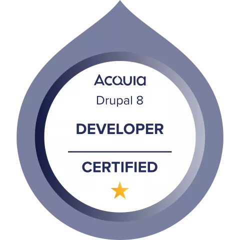 Drupal 8 Certified Developer