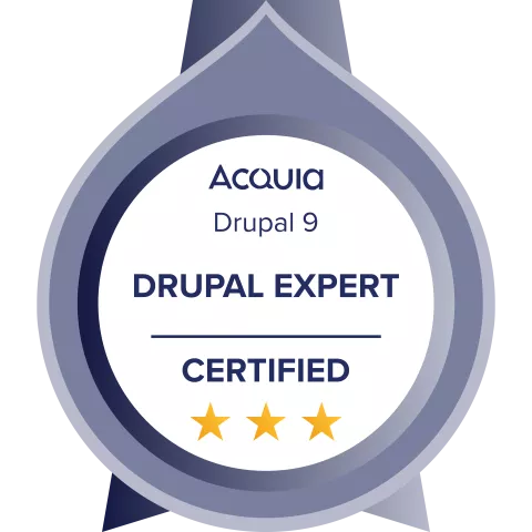 Drupal 9 Certified Expert