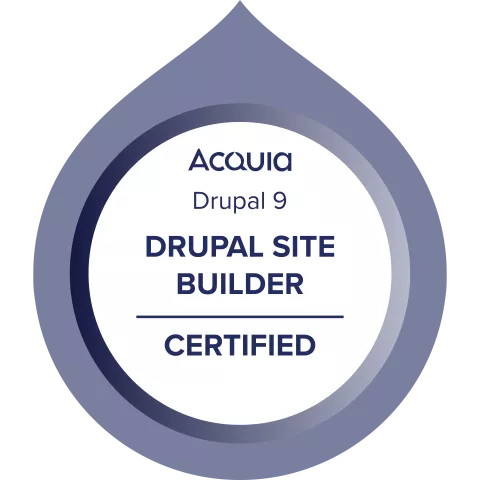 Drupal 9 Certified Site Builder