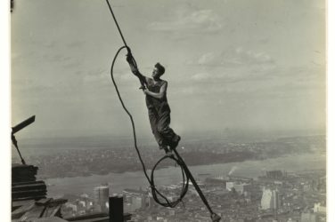 working on empire state building
